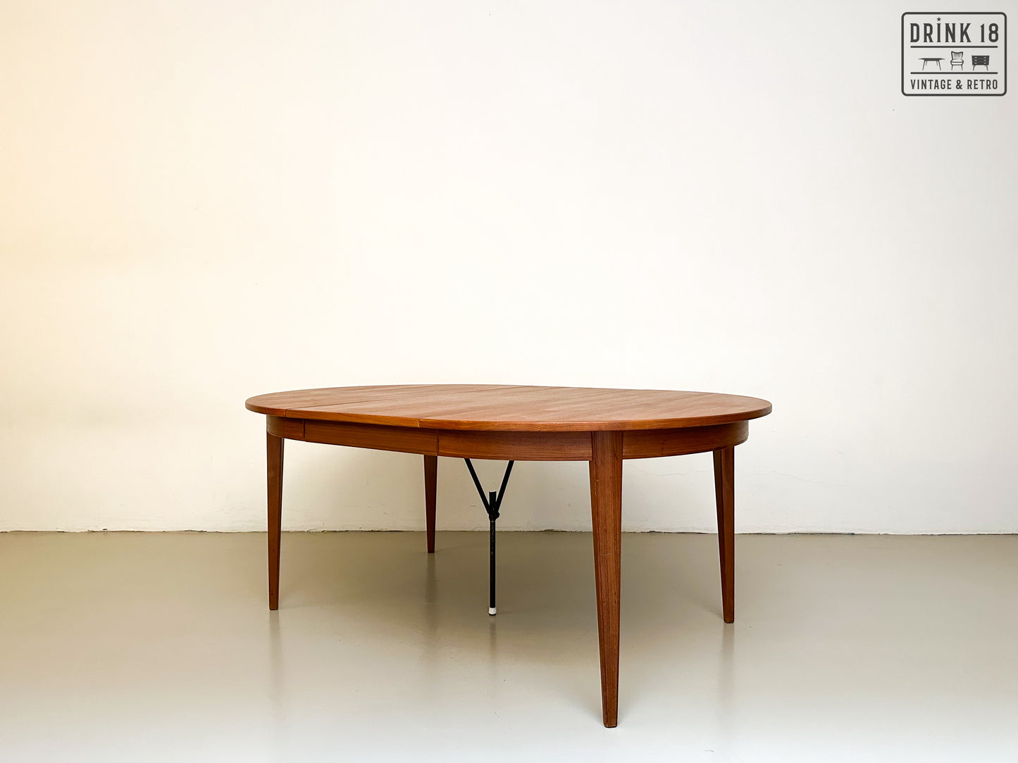 Vintage - Verlengbare ronde eettafel #2