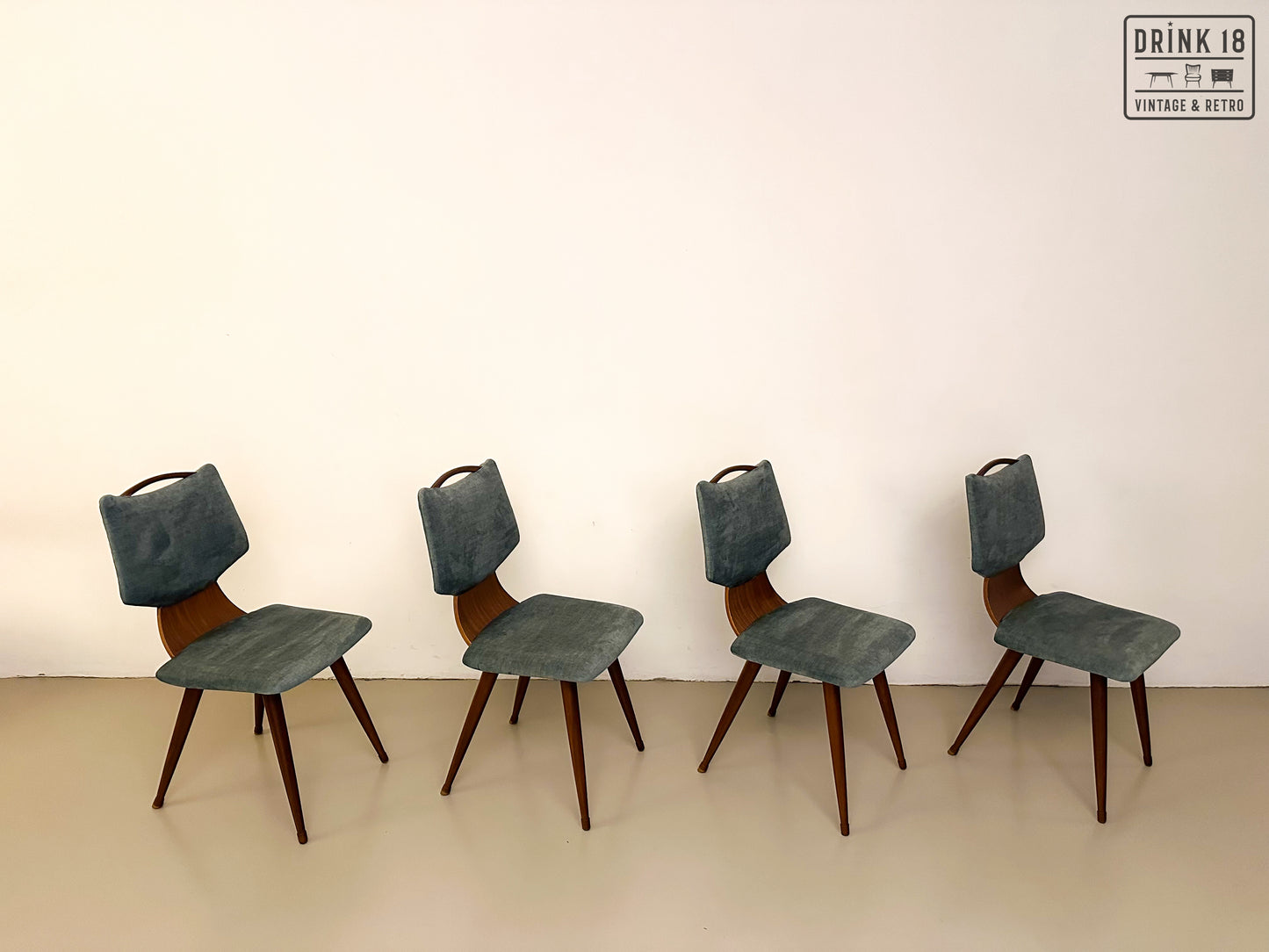 Vintage - Vier Royal Eetkamerstoelen #1