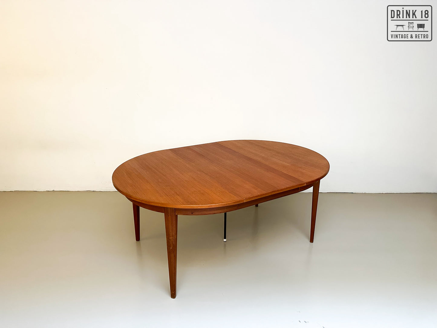 Vintage - Verlengbare ronde eettafel #2
