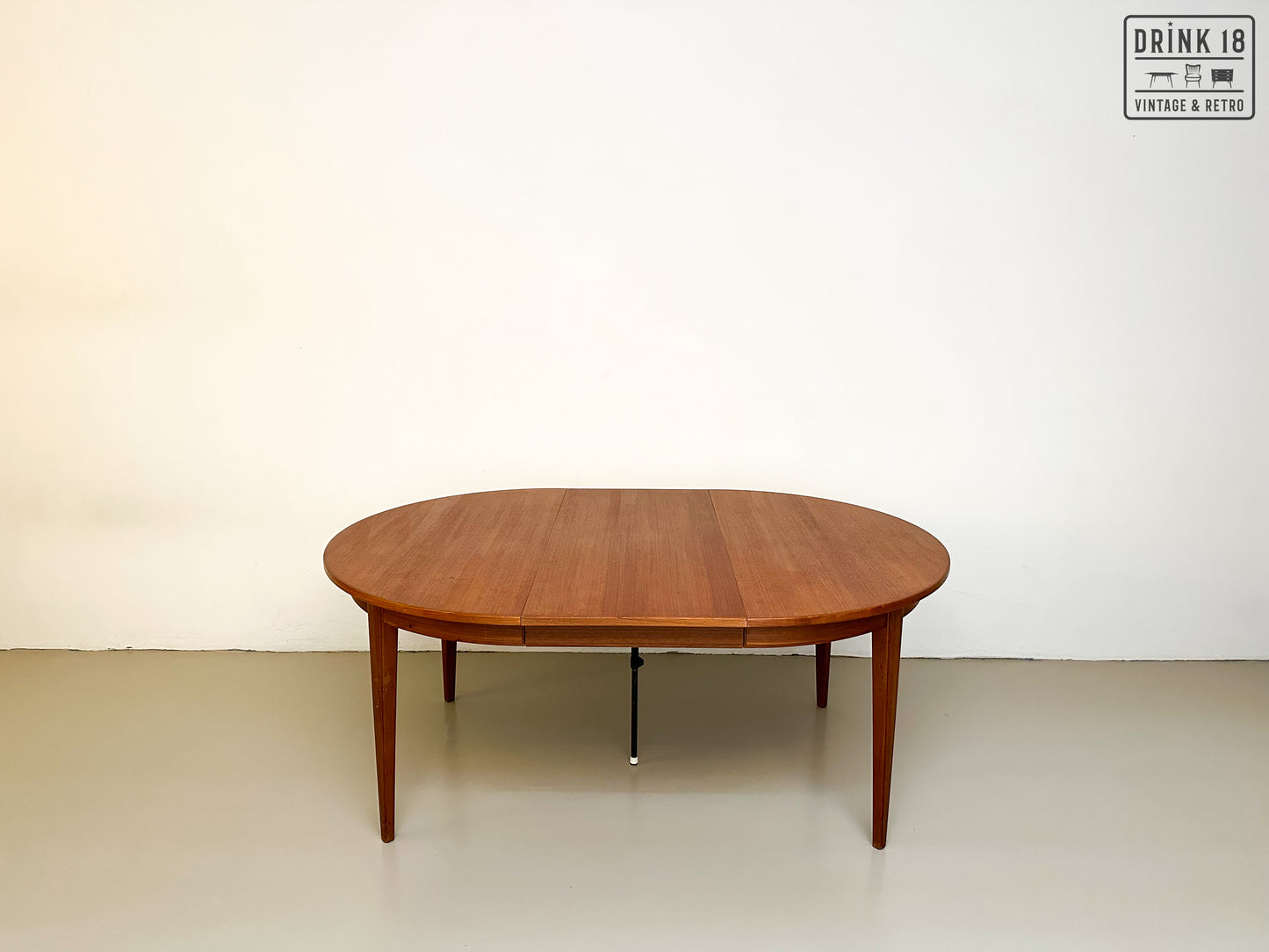 Vintage - Verlengbare ronde eettafel #2