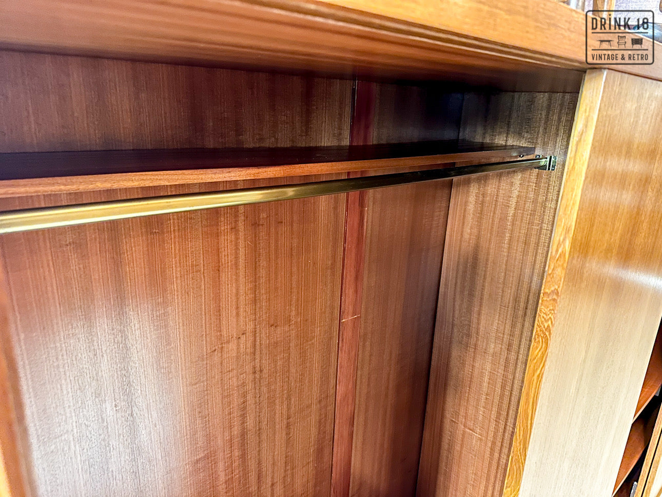 Vintage - Kleerkast met schuifdeuren XL