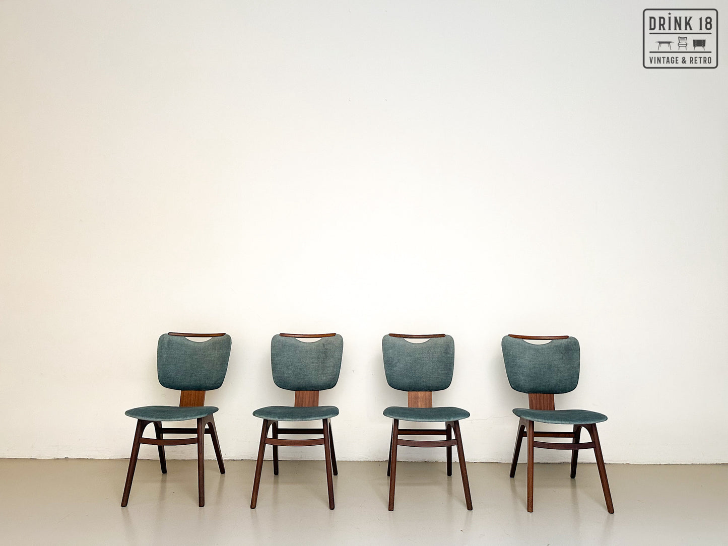 Vintage - Vier eetkamerstoelen (Eden)