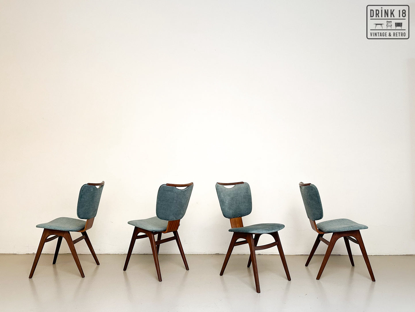 Vintage - Vier eetkamerstoelen (Eden)