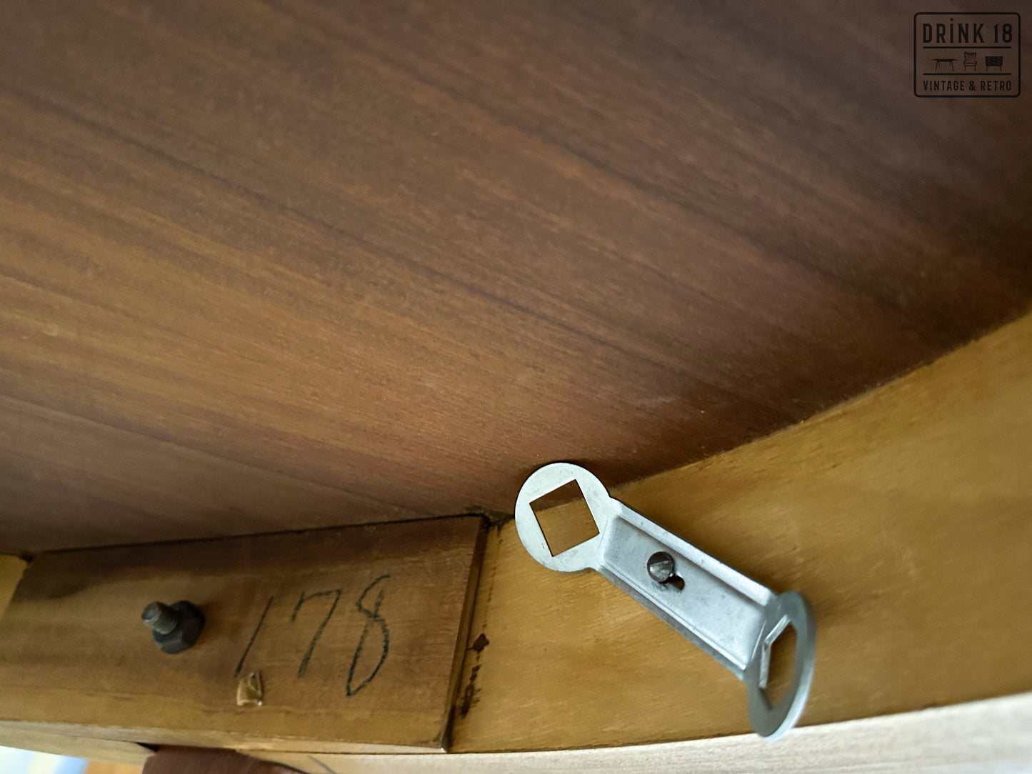 Vintage - Verlengbare ronde eettafel #2