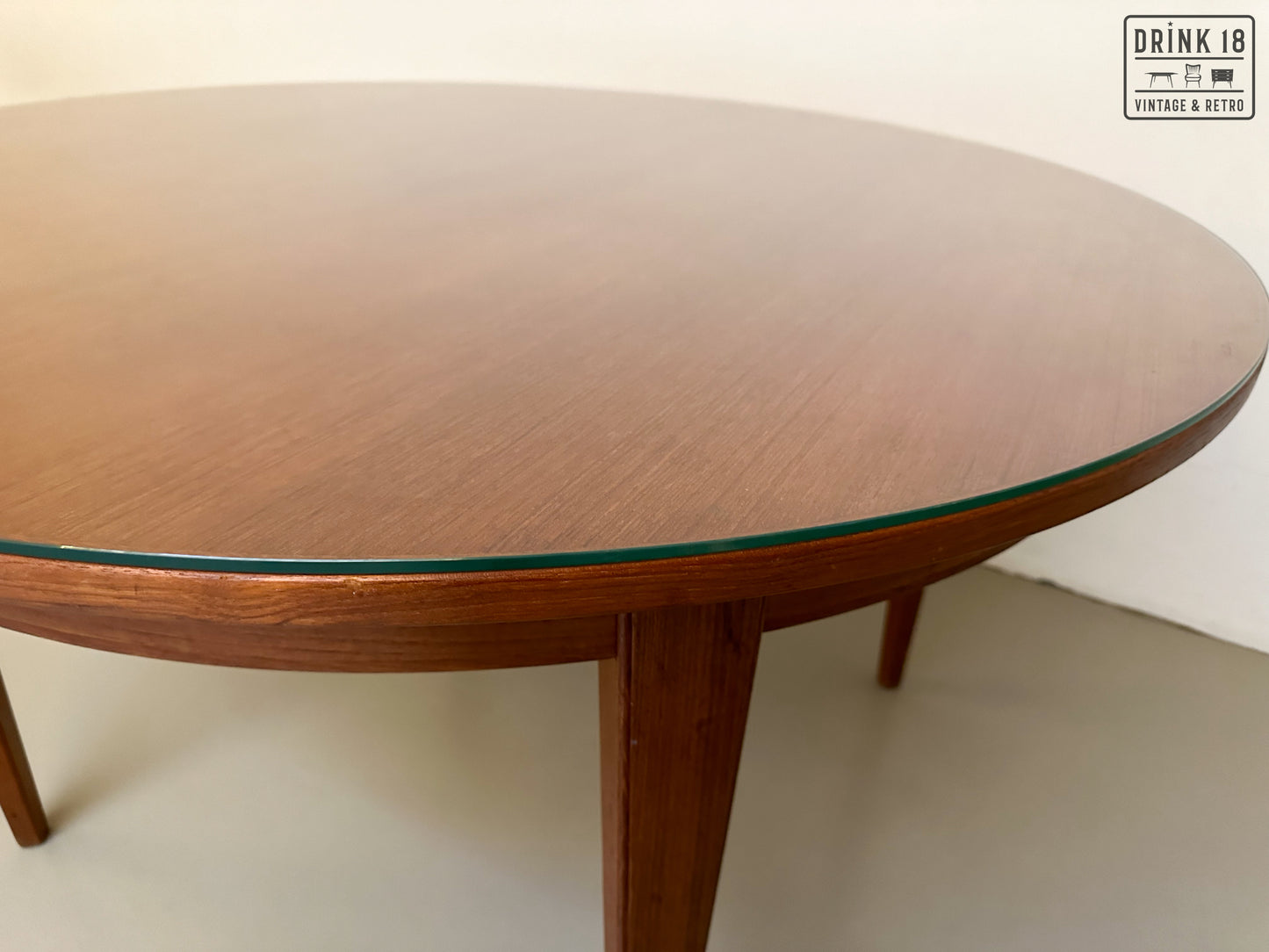 Vintage - Verlengbare ronde eettafel #2