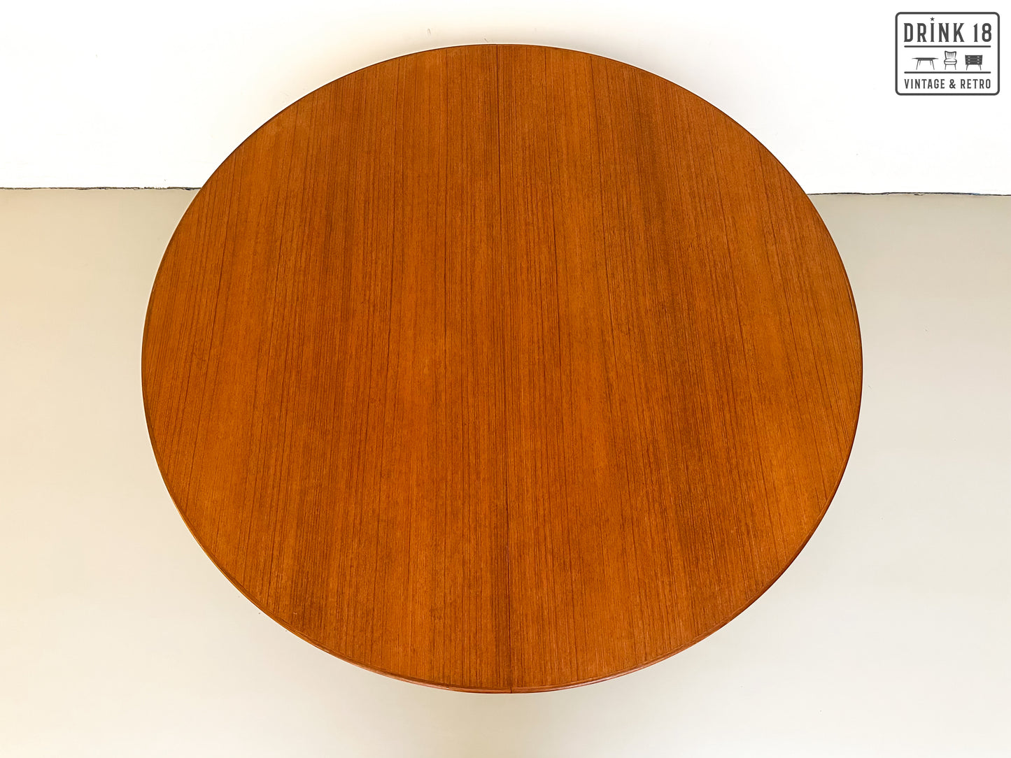 Vintage - Verlengbare ronde eettafel #2