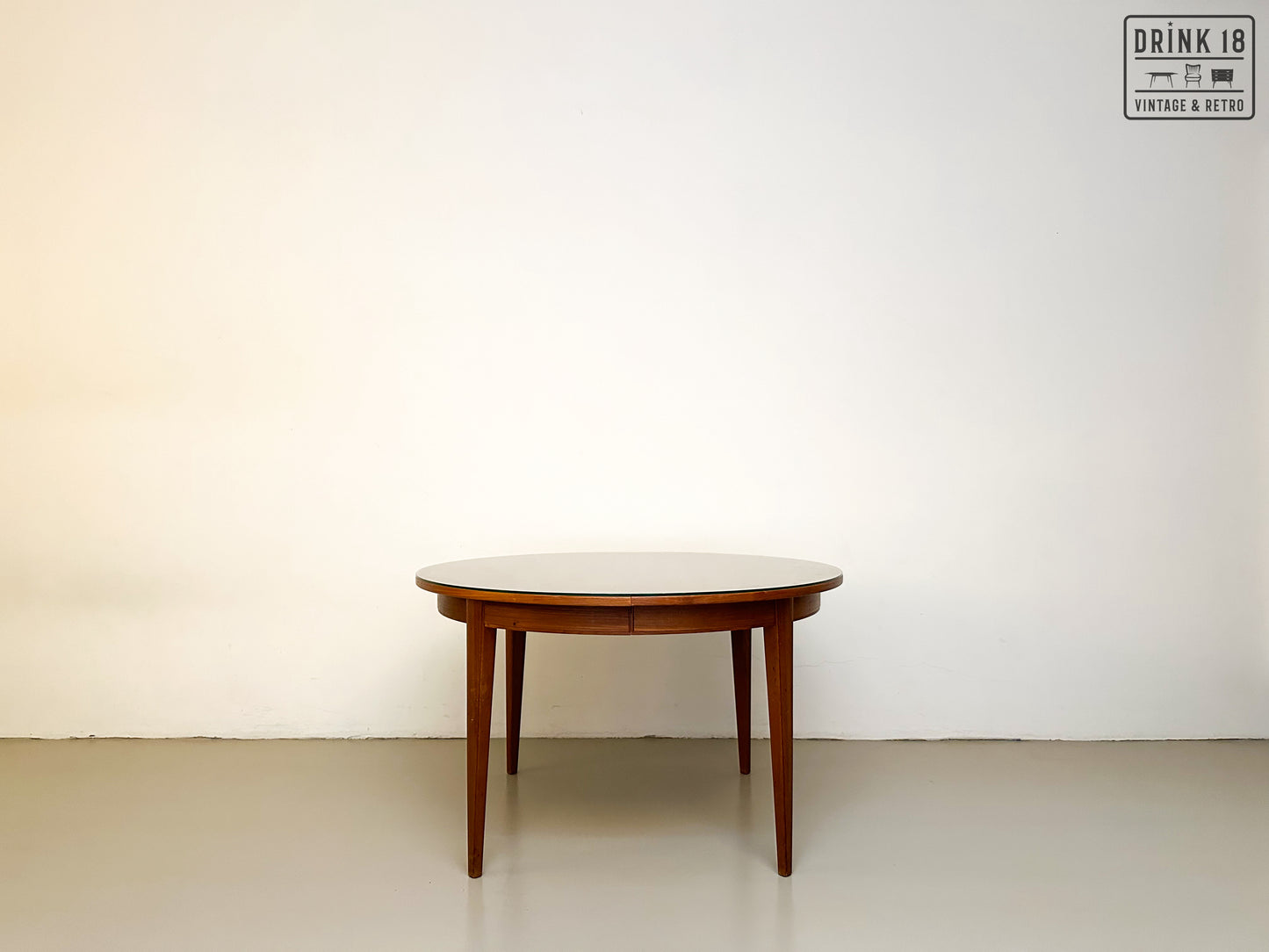 Vintage - Verlengbare ronde eettafel #2