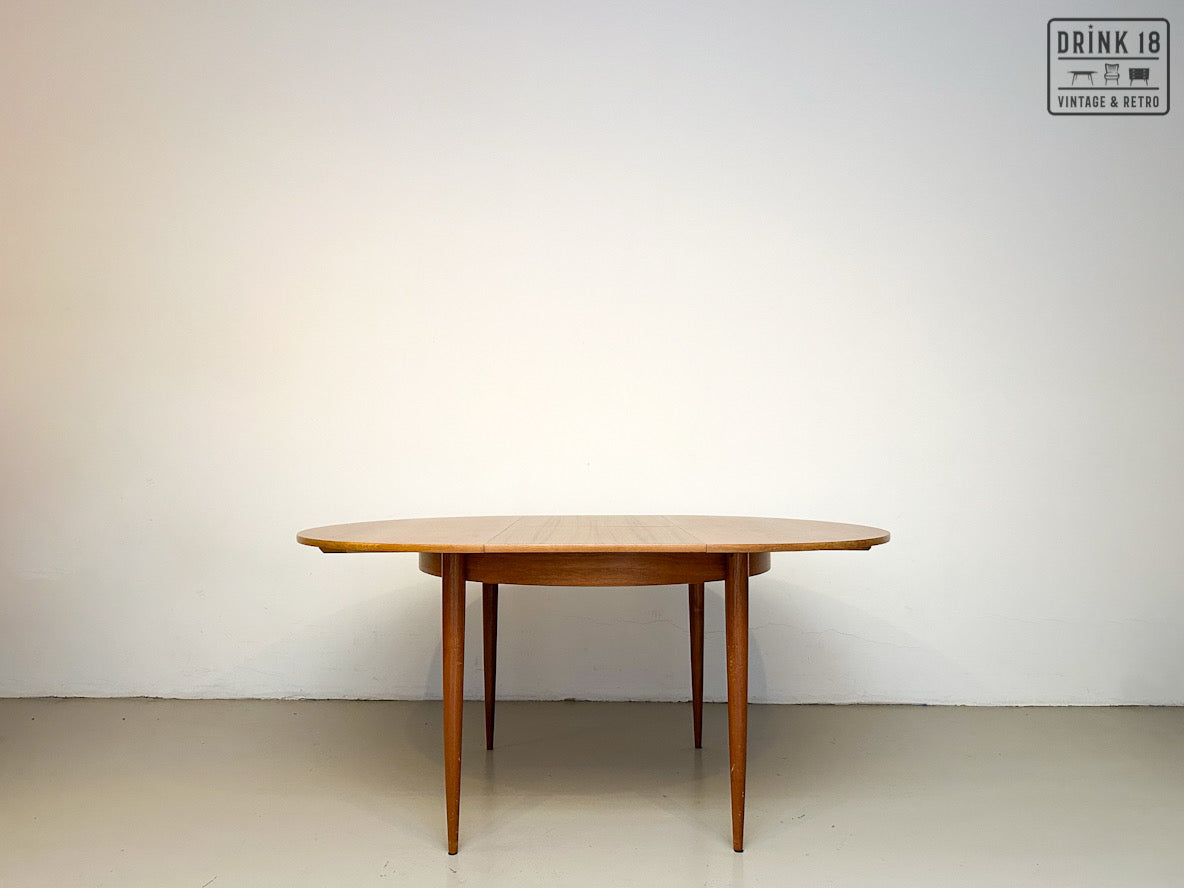 Vintage - Verlengbare ronde eettafel XL