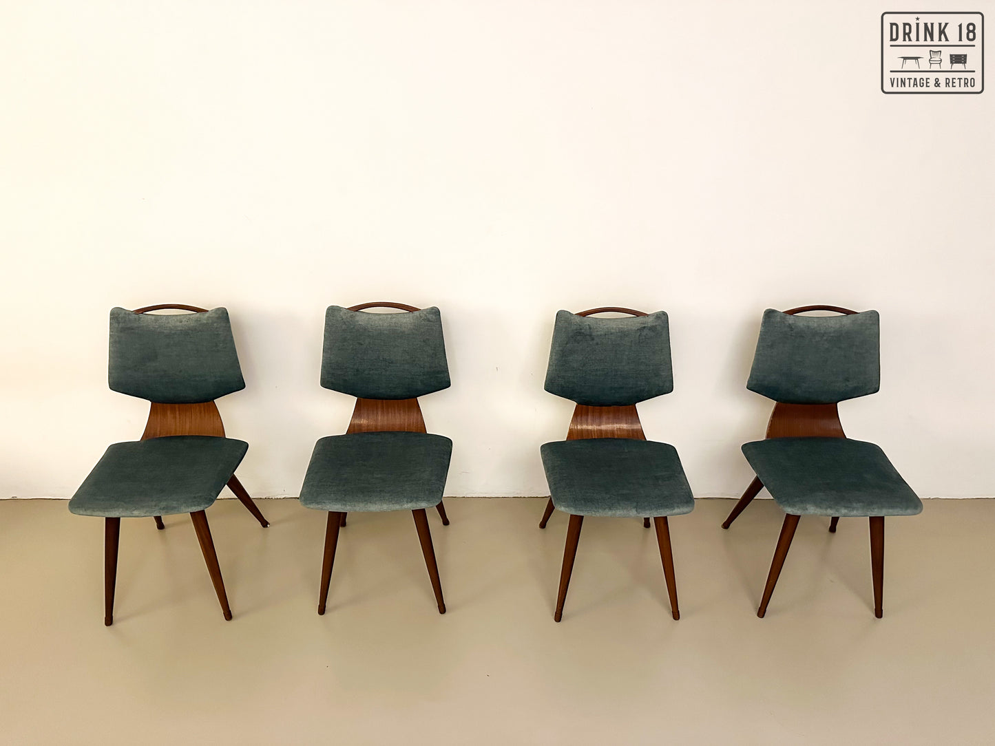 Vintage - Vier Royal Eetkamerstoelen #1
