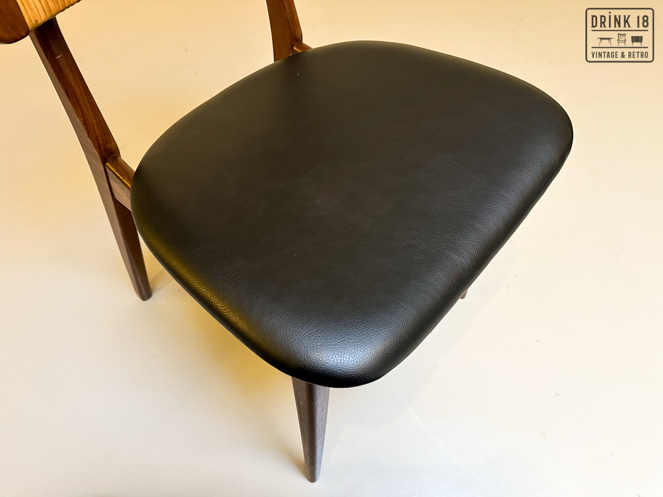 Jensen & Lykkegaard - Vier rotan eetkamerstoelen