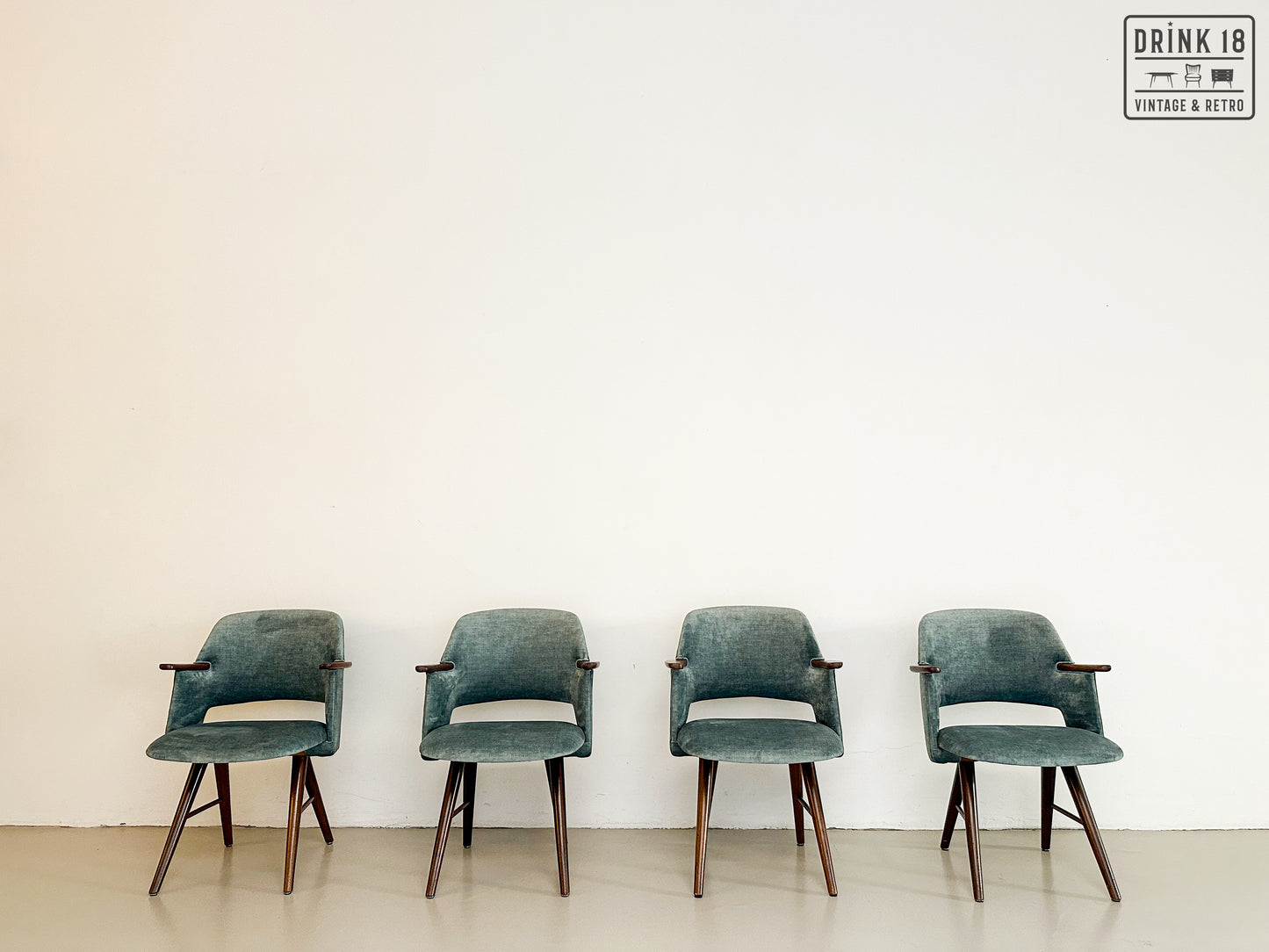 Vier FT30 eetkamerstoelen - Pastoe