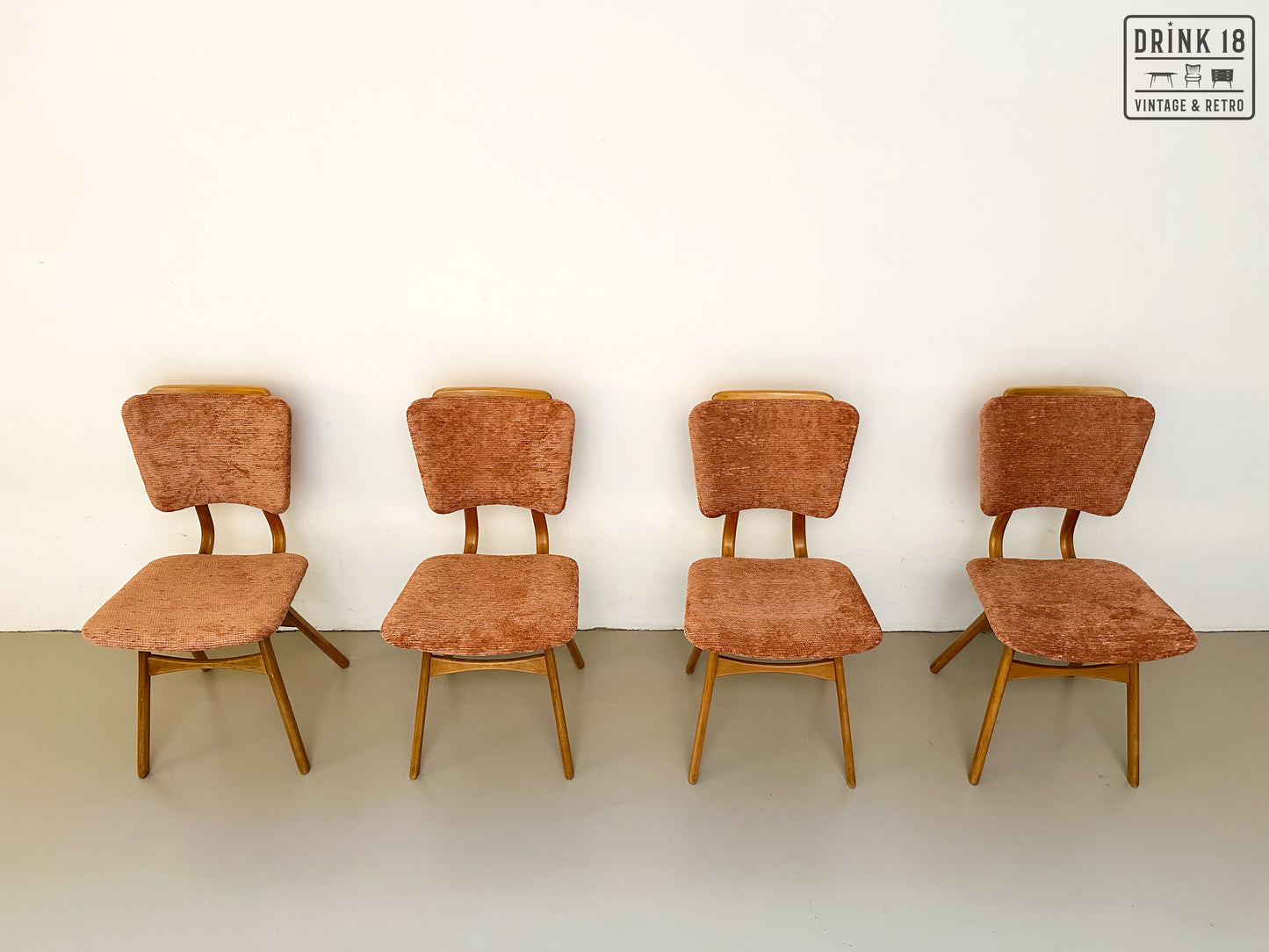 Vintage - Vier Eetkamerstoelen #1