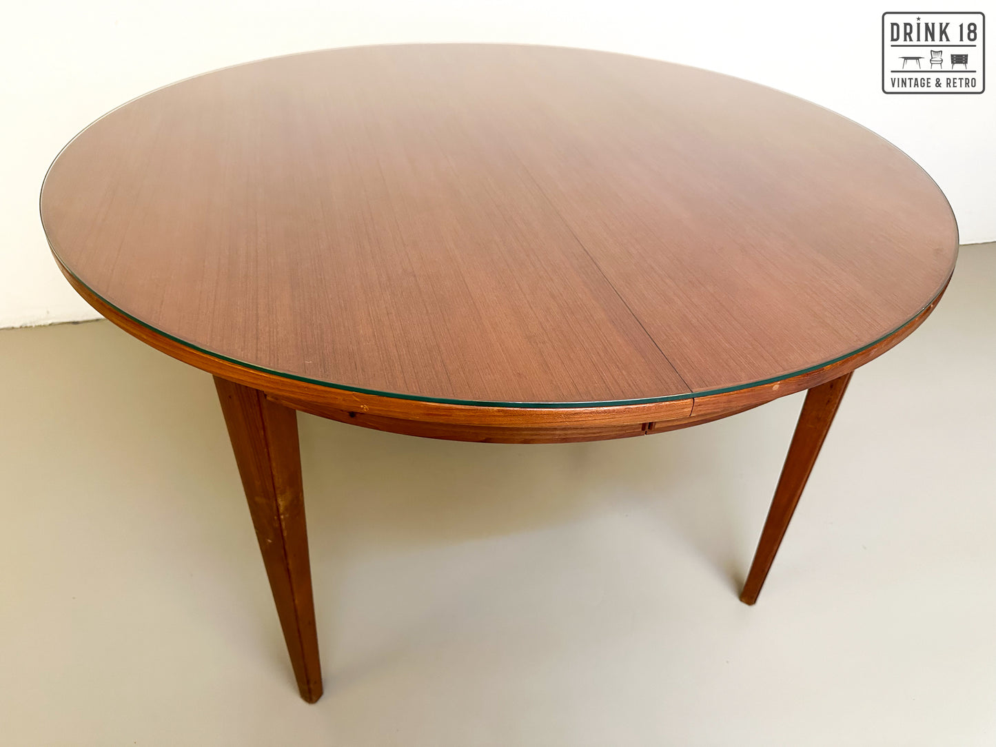 Vintage - Verlengbare ronde eettafel #2