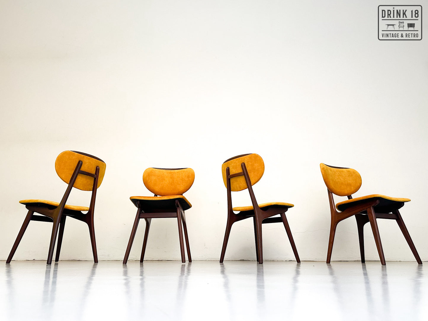 Vintage eetkamerstoelen (Sun) - Louis van Teeffelen #2