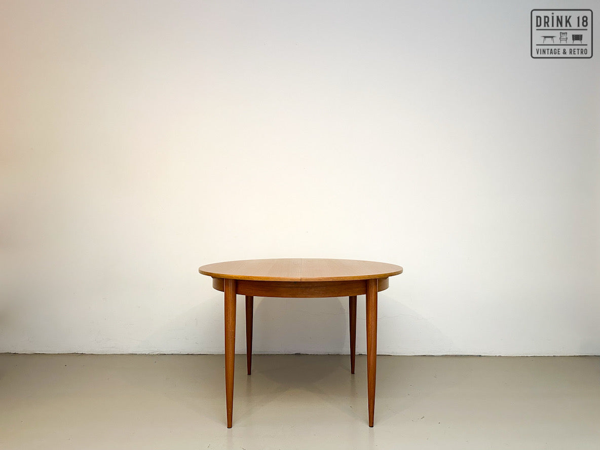 Vintage - Verlengbare ronde eettafel XL
