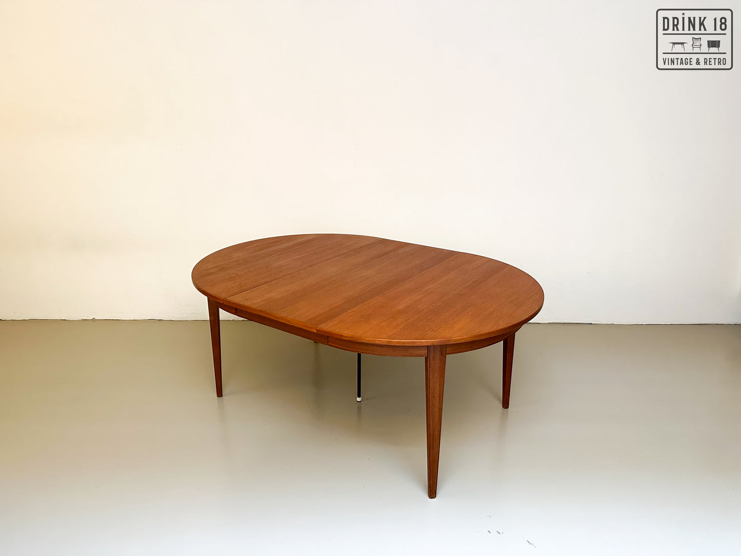 Vintage - Verlengbare ronde eettafel #2