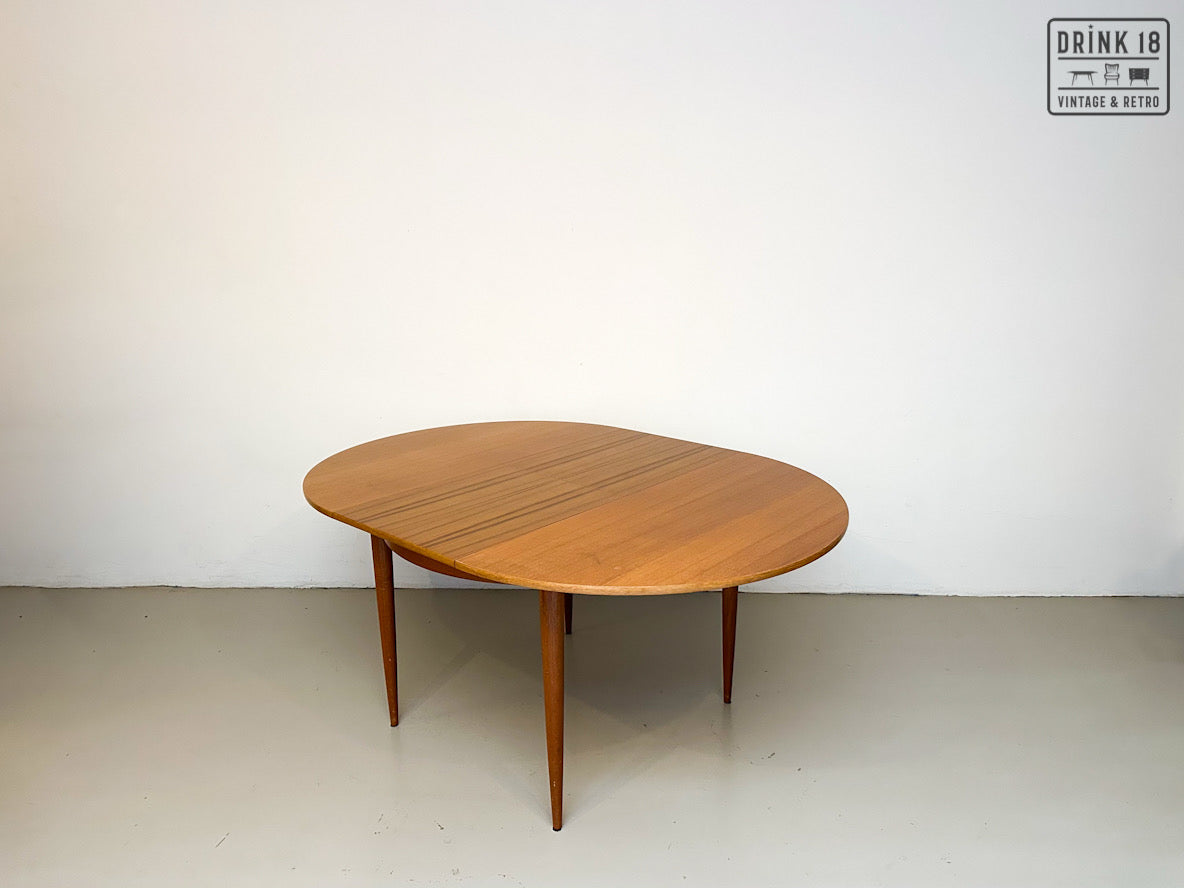 Vintage - Verlengbare ronde eettafel XL