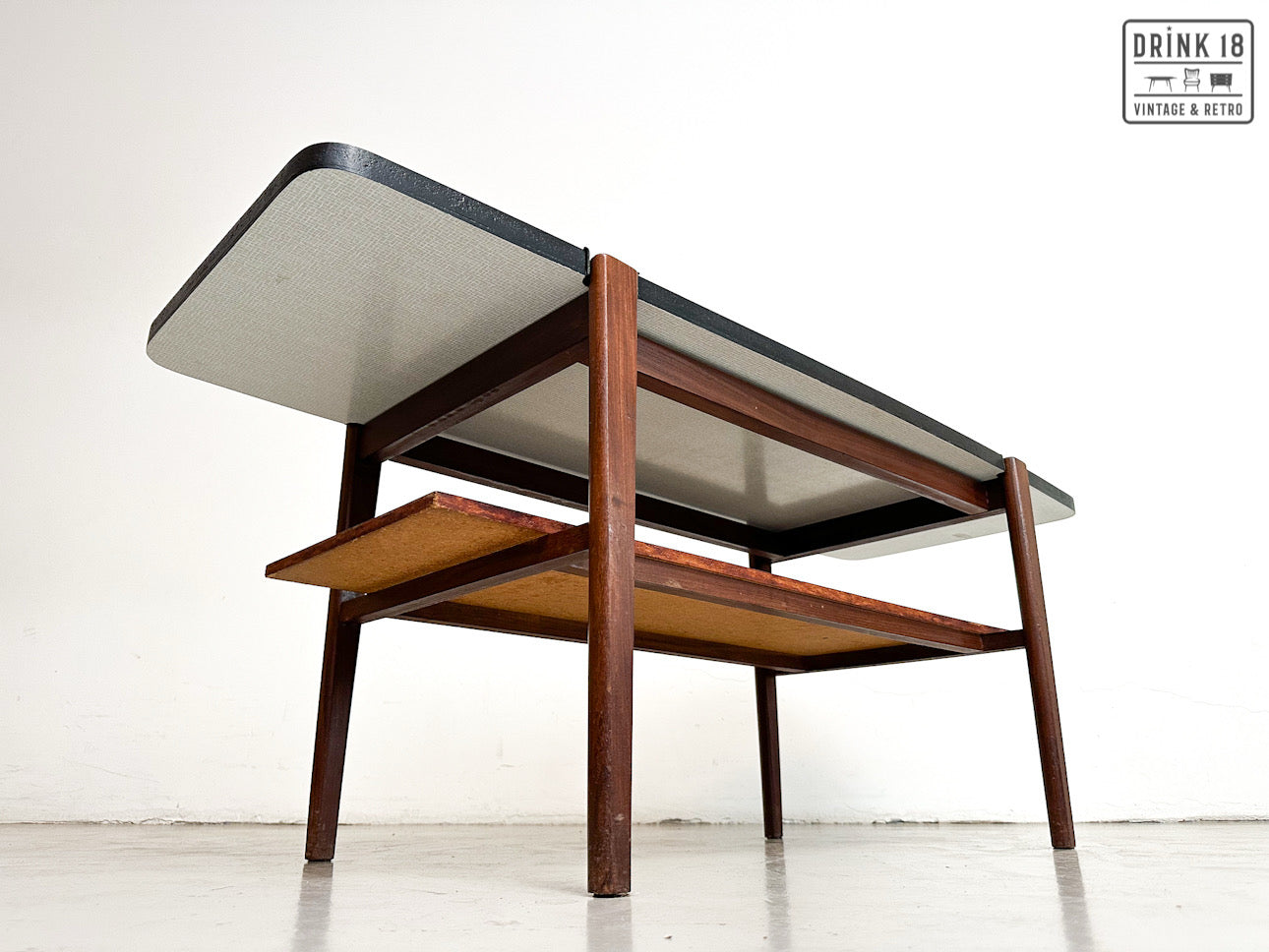 Vintage - Salontafel met omkeerbare blad
