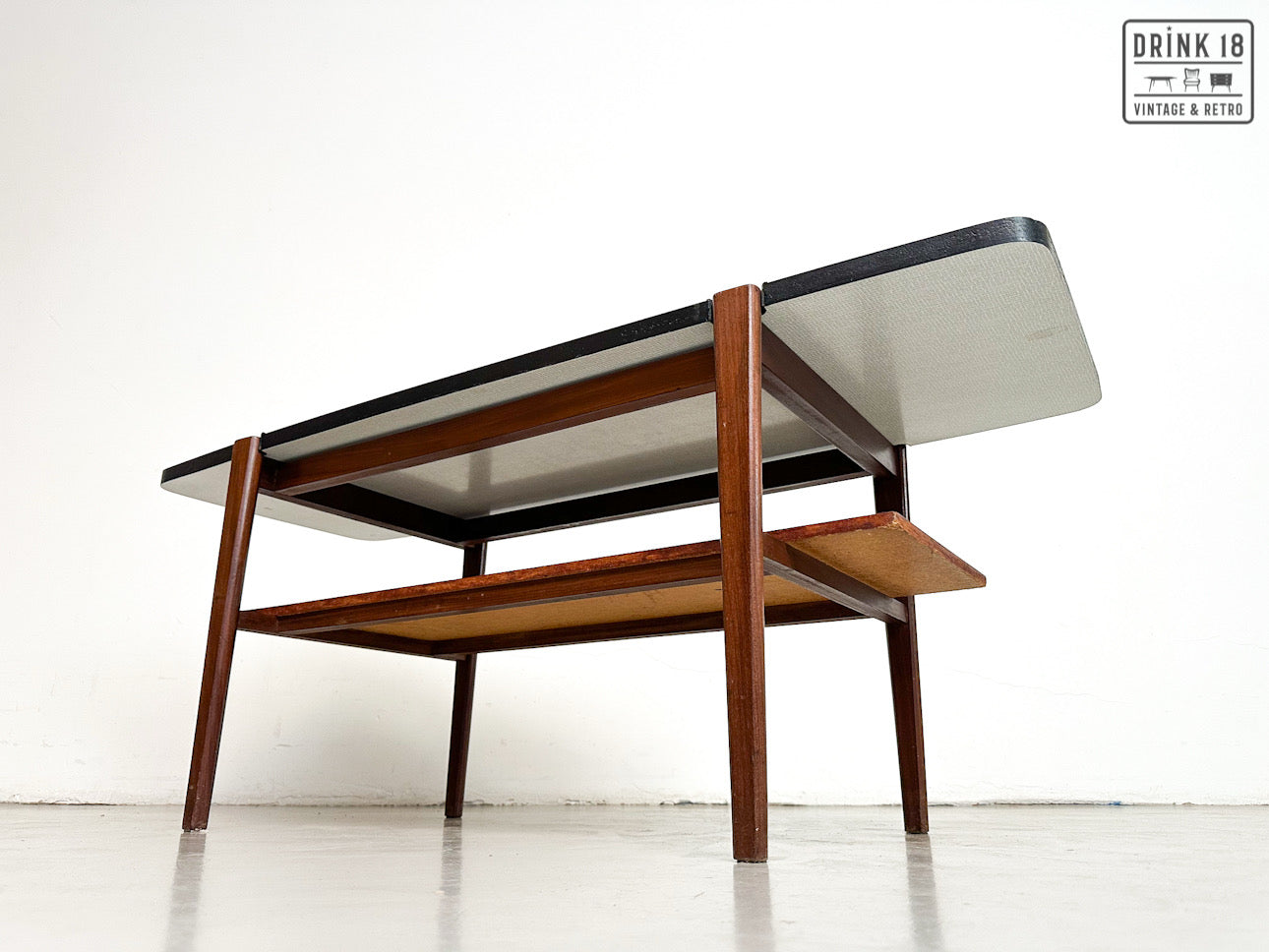 Vintage - Salontafel met omkeerbare blad