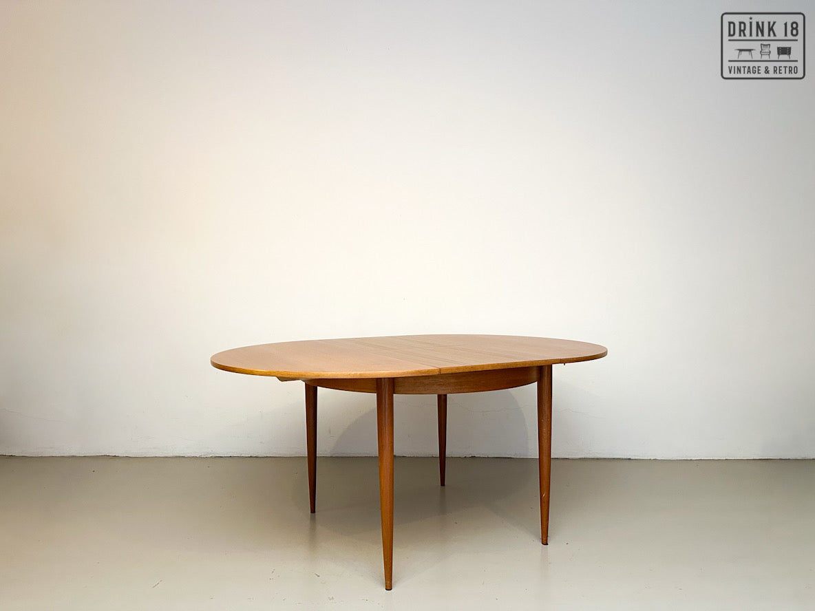 Vintage - Verlengbare ronde eettafel XL