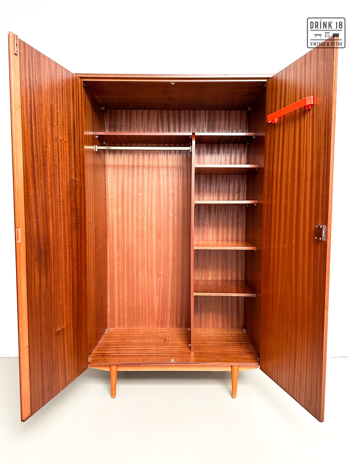 Vintage - Kleerkast Teak