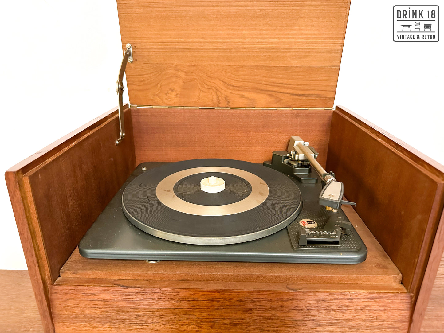 Vintage - Tv/Platenspeler Meubel