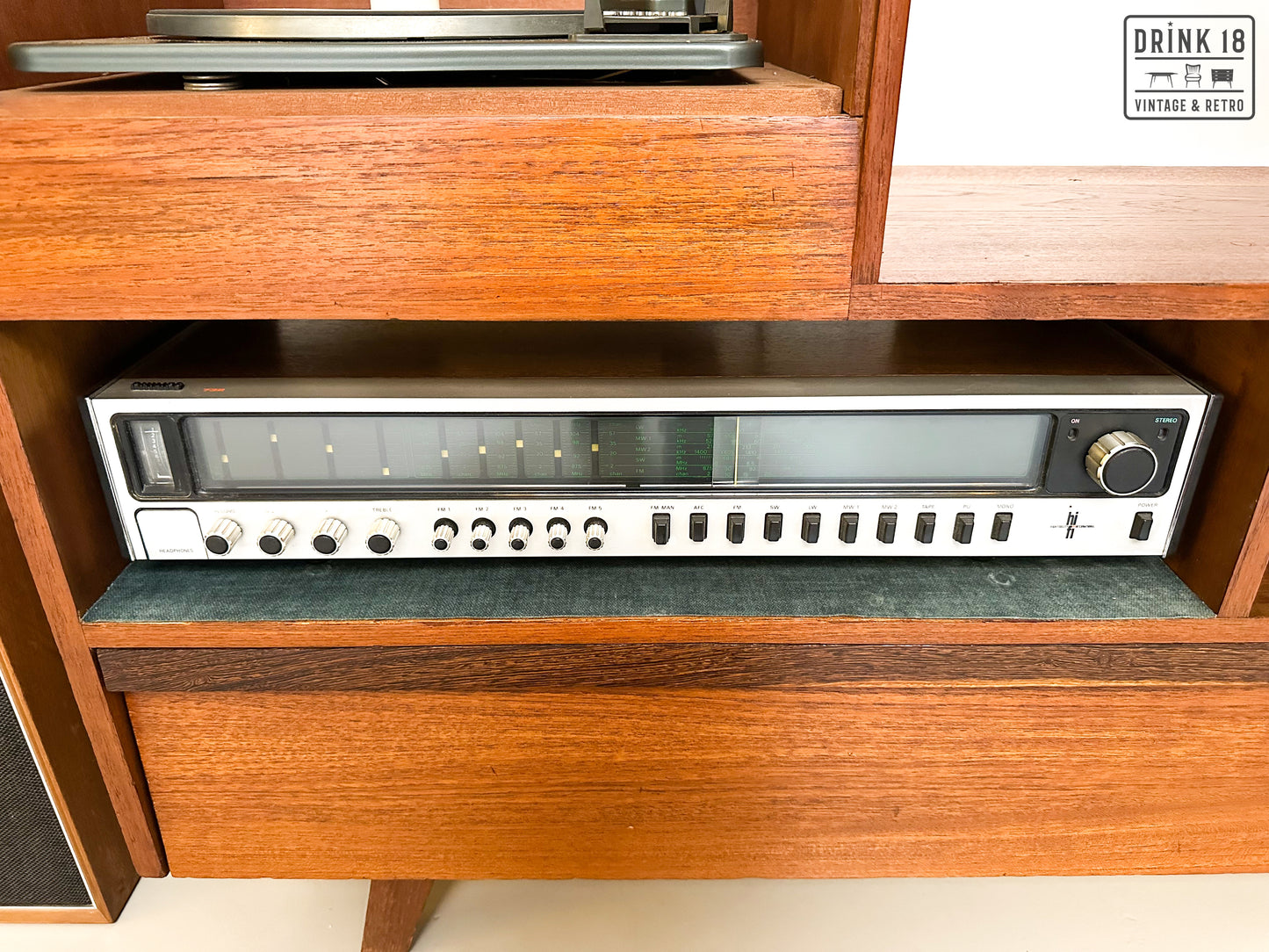 Vintage - Tv/Platenspeler Meubel