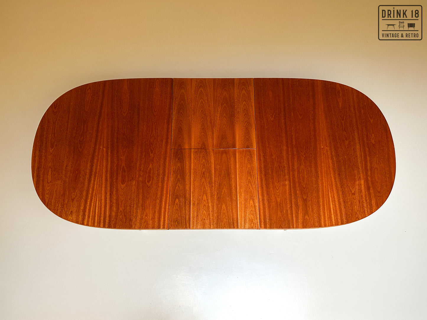 Vintage - Verlengbare ovale eettafel XL