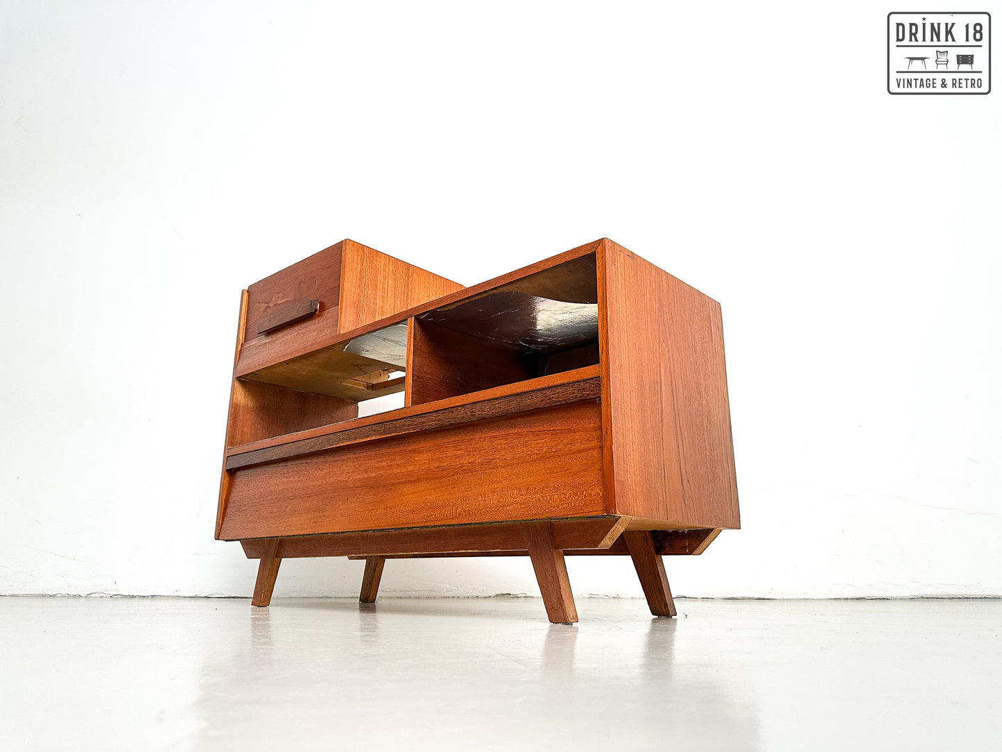Vintage - Tv/Platenspeler Meubel