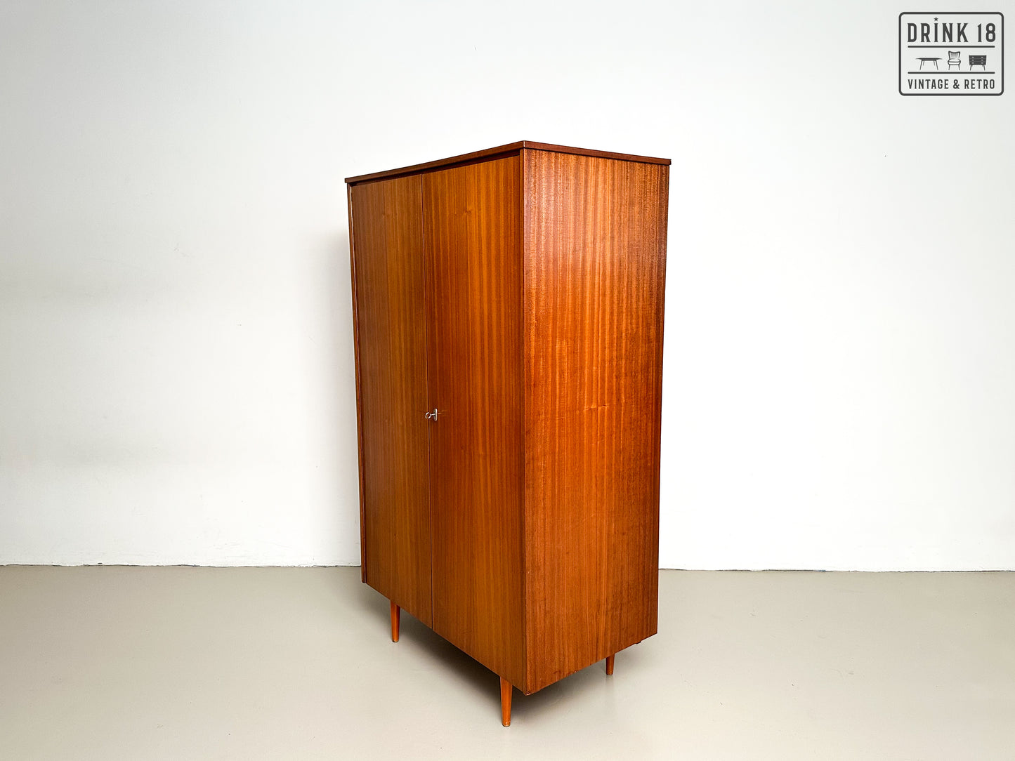 Vintage - Kleerkast Teak