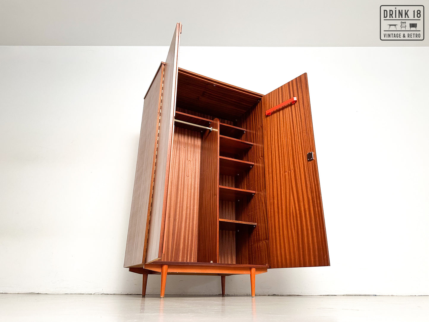 Vintage - Kleerkast Teak