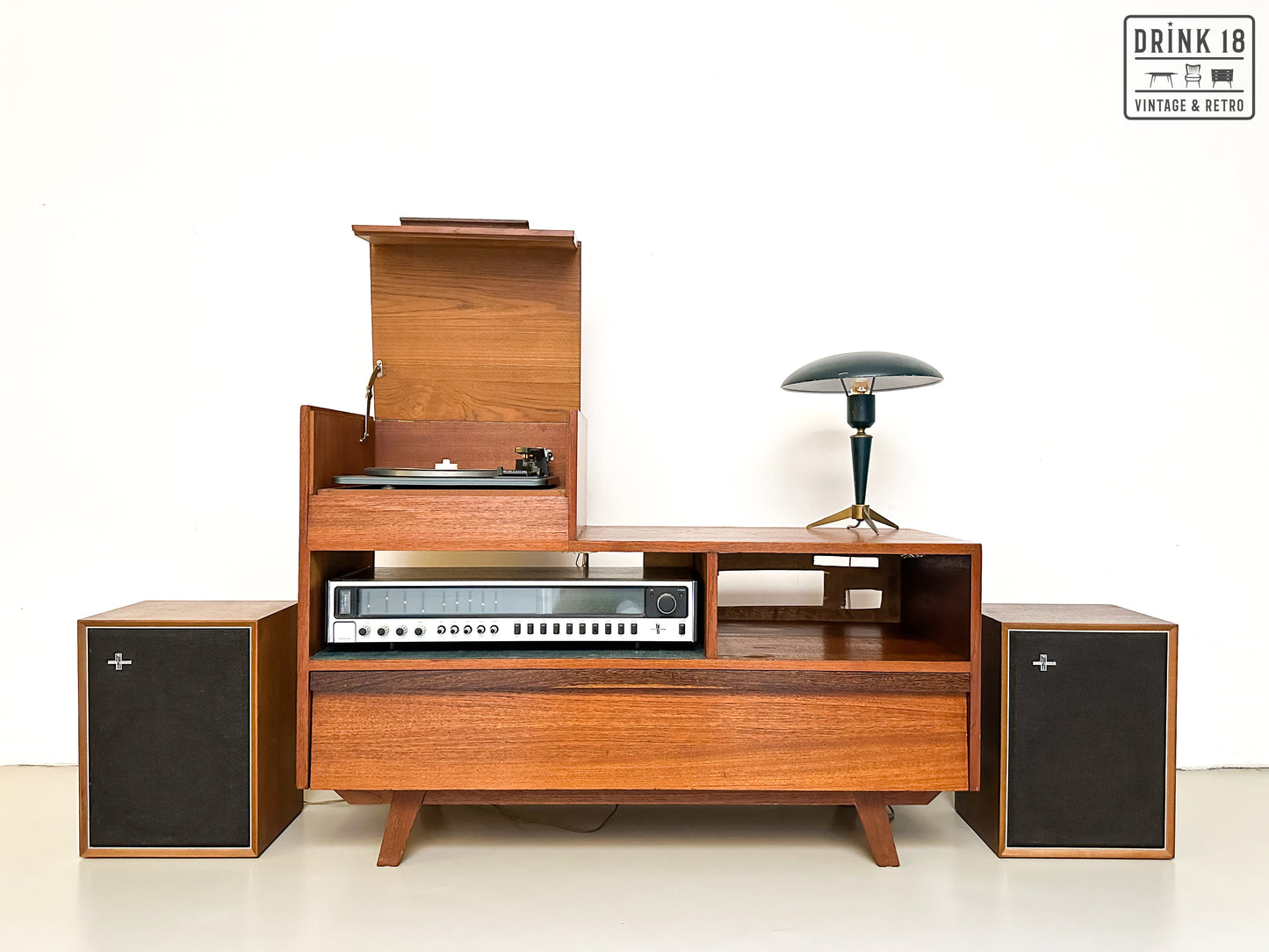Vintage - Tv/Platenspeler Meubel