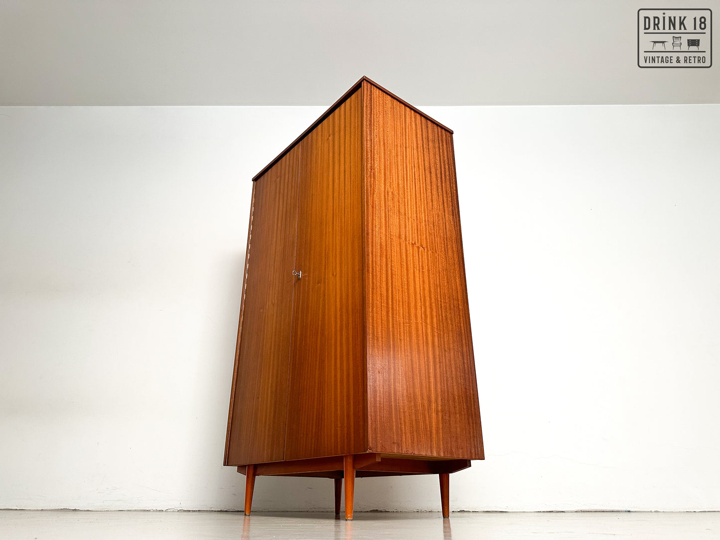 Vintage - Kleerkast Teak
