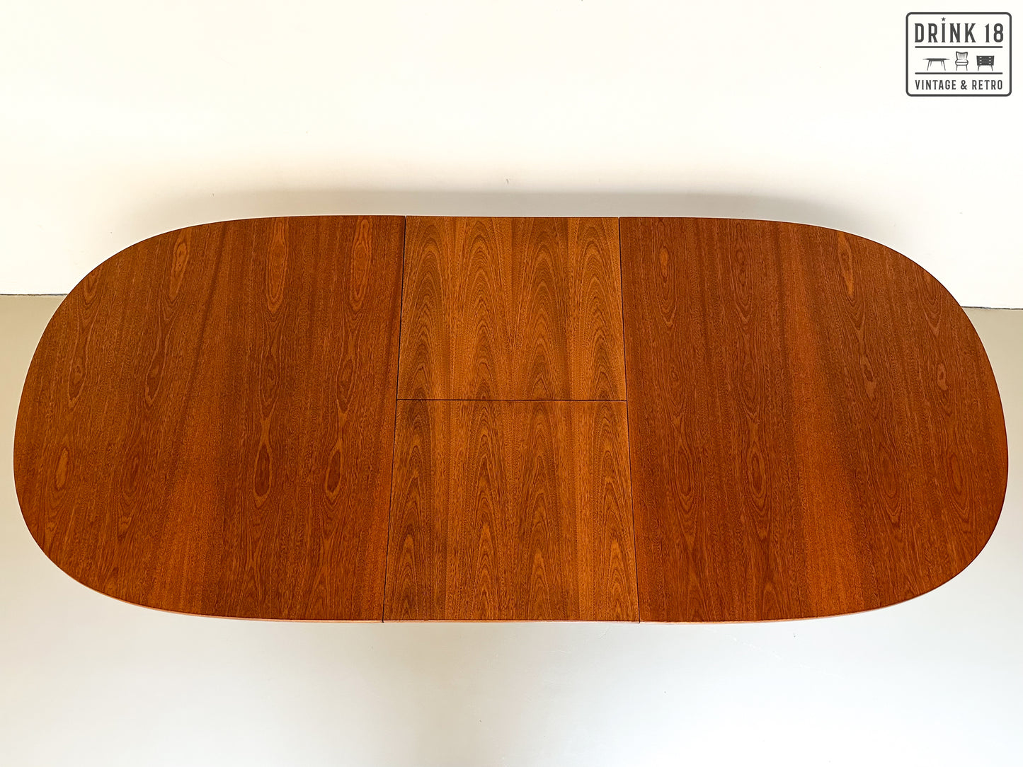 Vintage - Verlengbare ovale eettafel XL