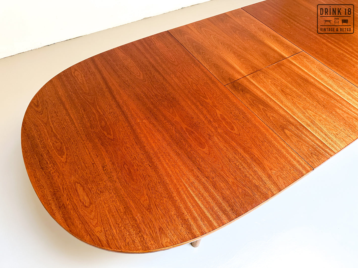 Vintage - Verlengbare ovale eettafel XL