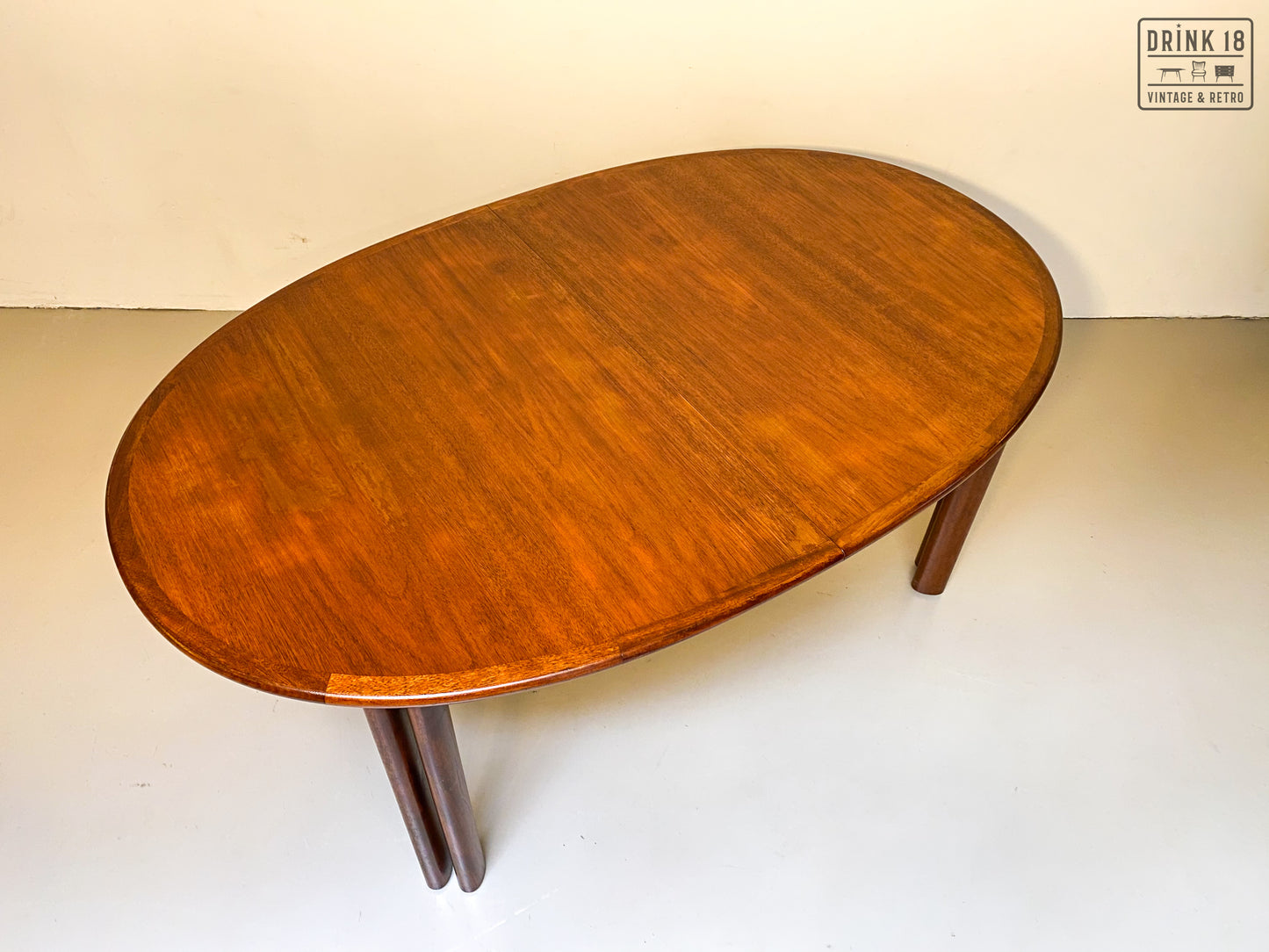 Vintage - Verlengbare ovale eettafel XXXL