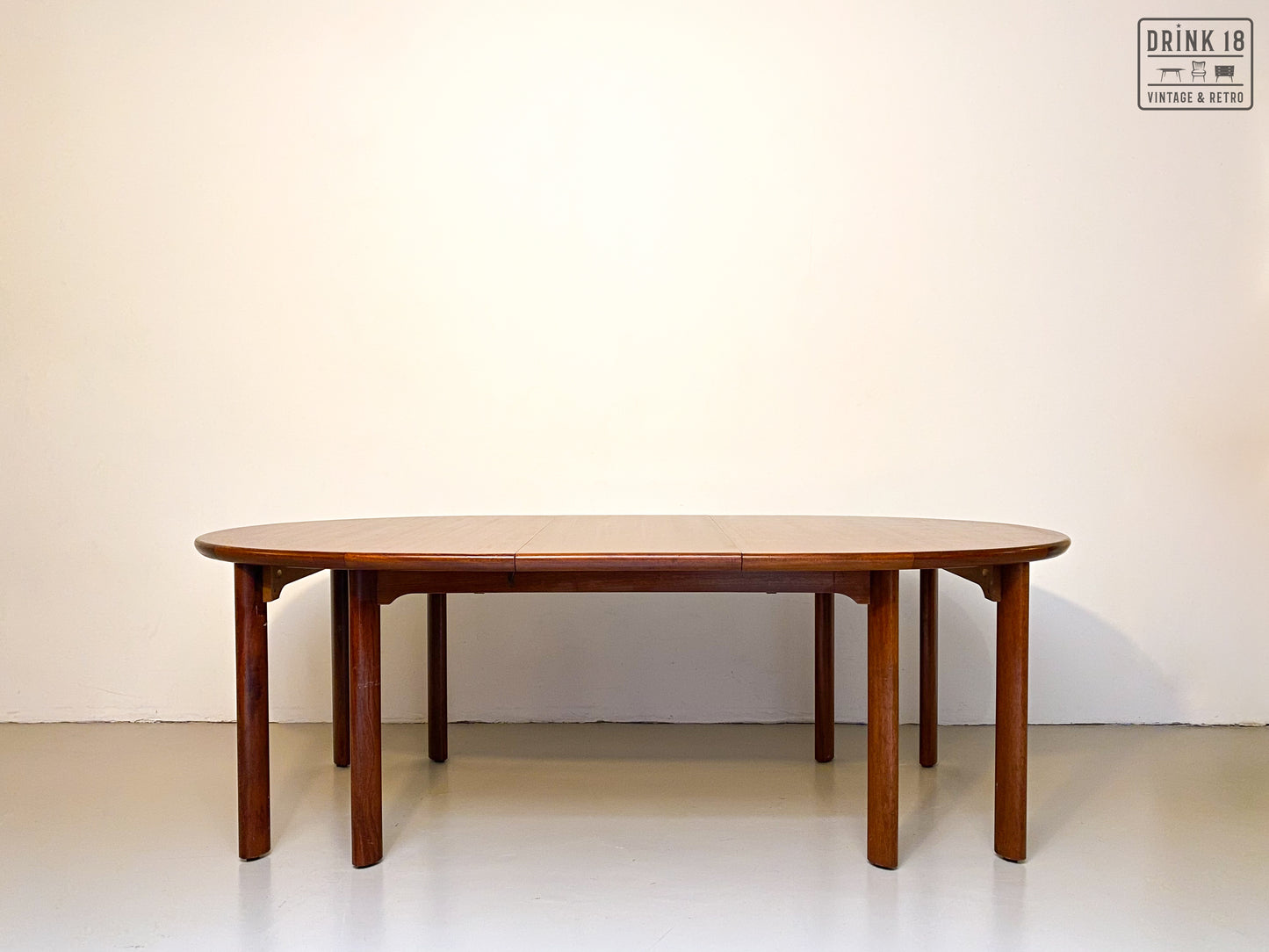 Vintage - Verlengbare ovale eettafel XXXL