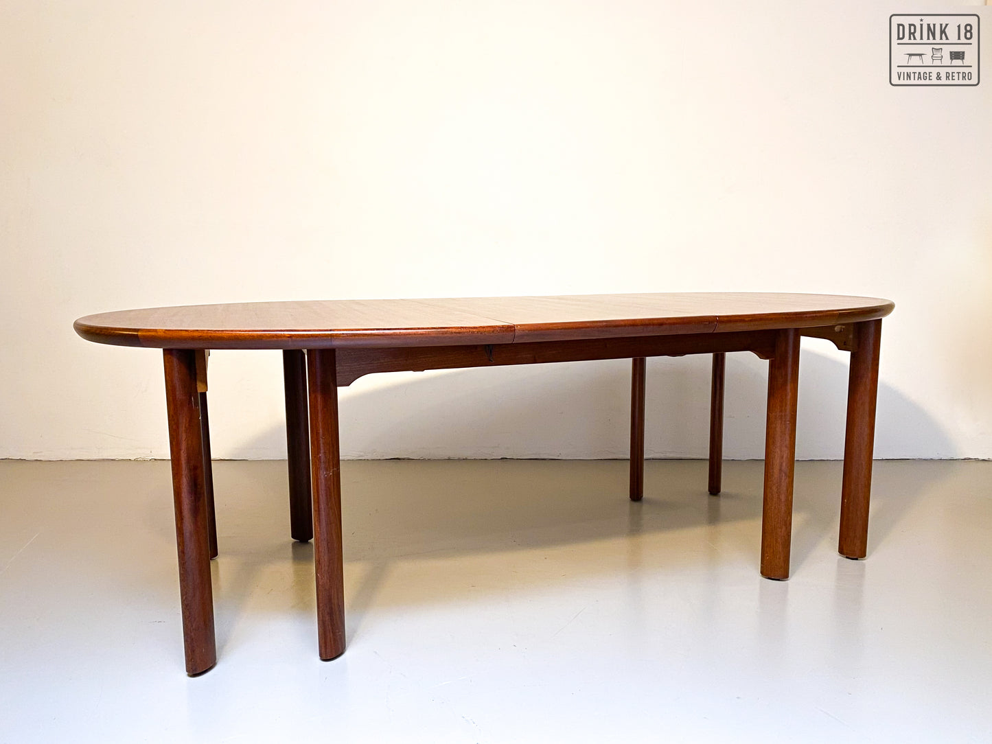 Vintage - Verlengbare ovale eettafel XXXL