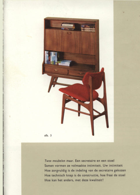 Zes vintage Hamar stoelen - Louis van Teeffelen