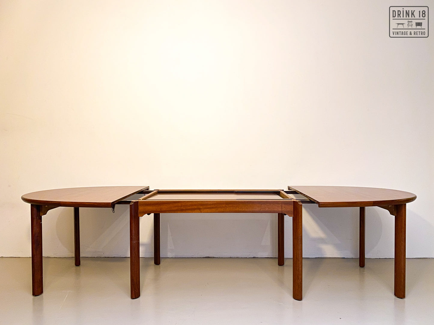 Vintage - Verlengbare ovale eettafel XXXL