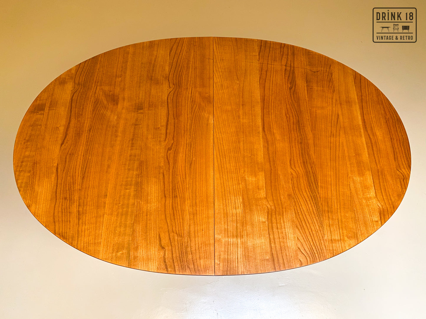 Vintage - Verlengbare ovale eettafel XL