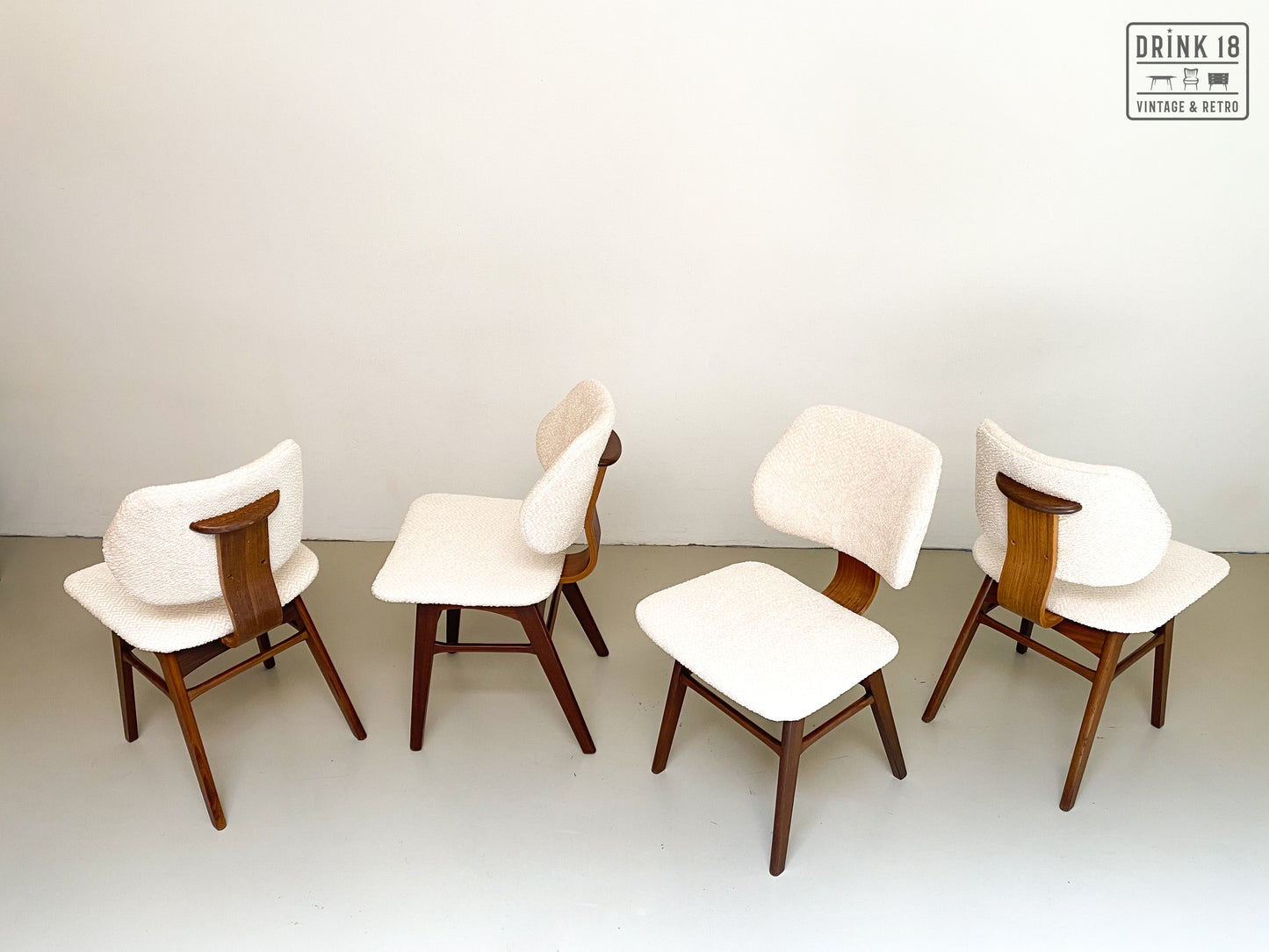 Zes Royal Eetkamerstoelen - Pastoe