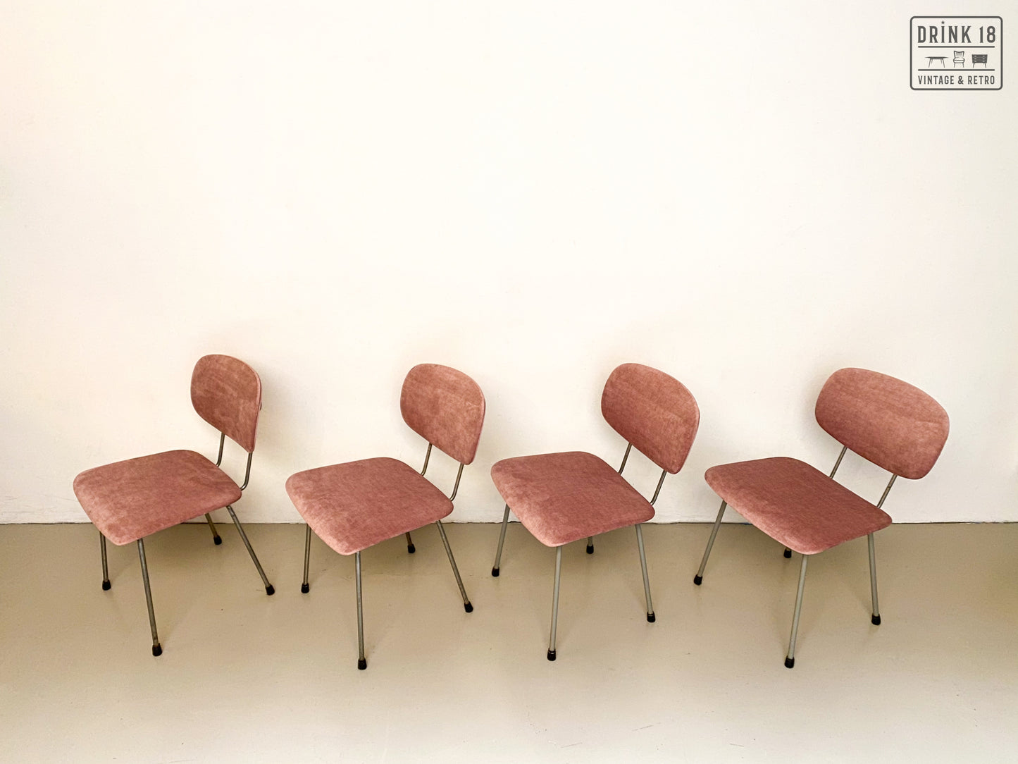 Set van vier stoelen - Gispen 116