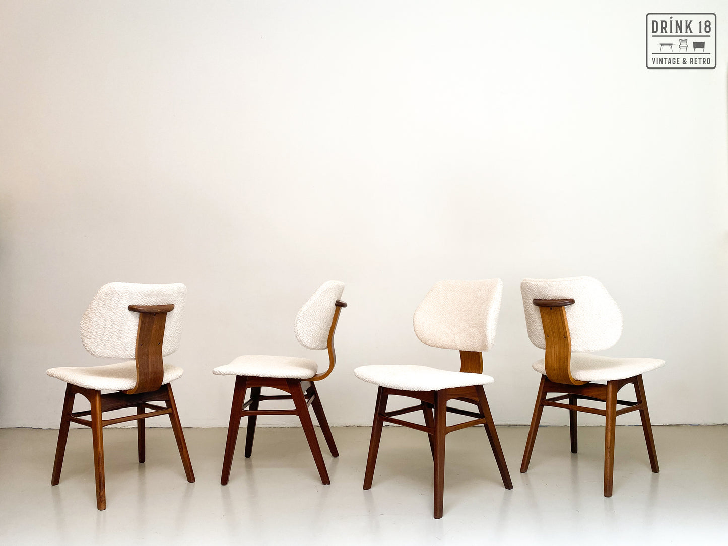 Zes Royal Eetkamerstoelen - Pastoe