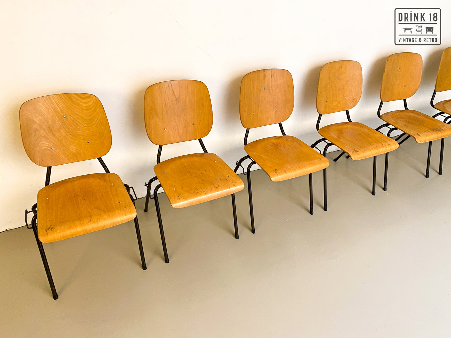 Set van zes stoelen - Riemersma Meubelen