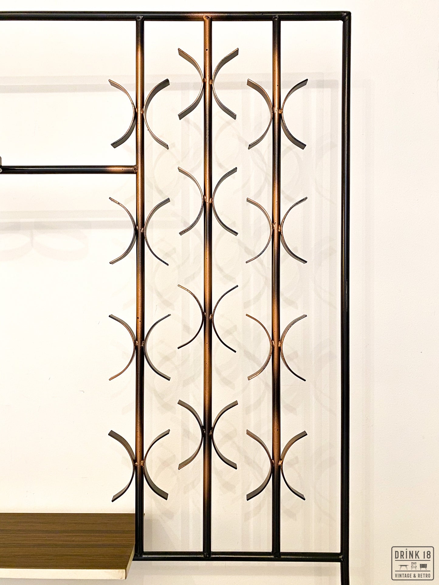 Vintage - Metalen Wandrek