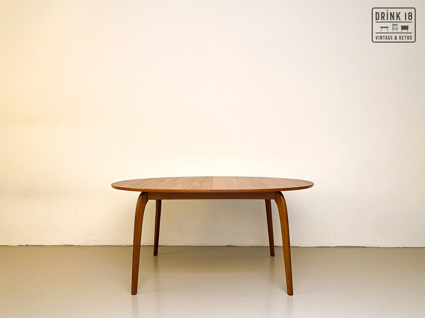 Vintage - Verlengbare ovale eettafel XL