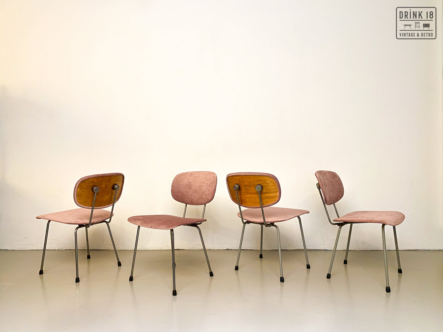 Set van vier stoelen - Gispen 116