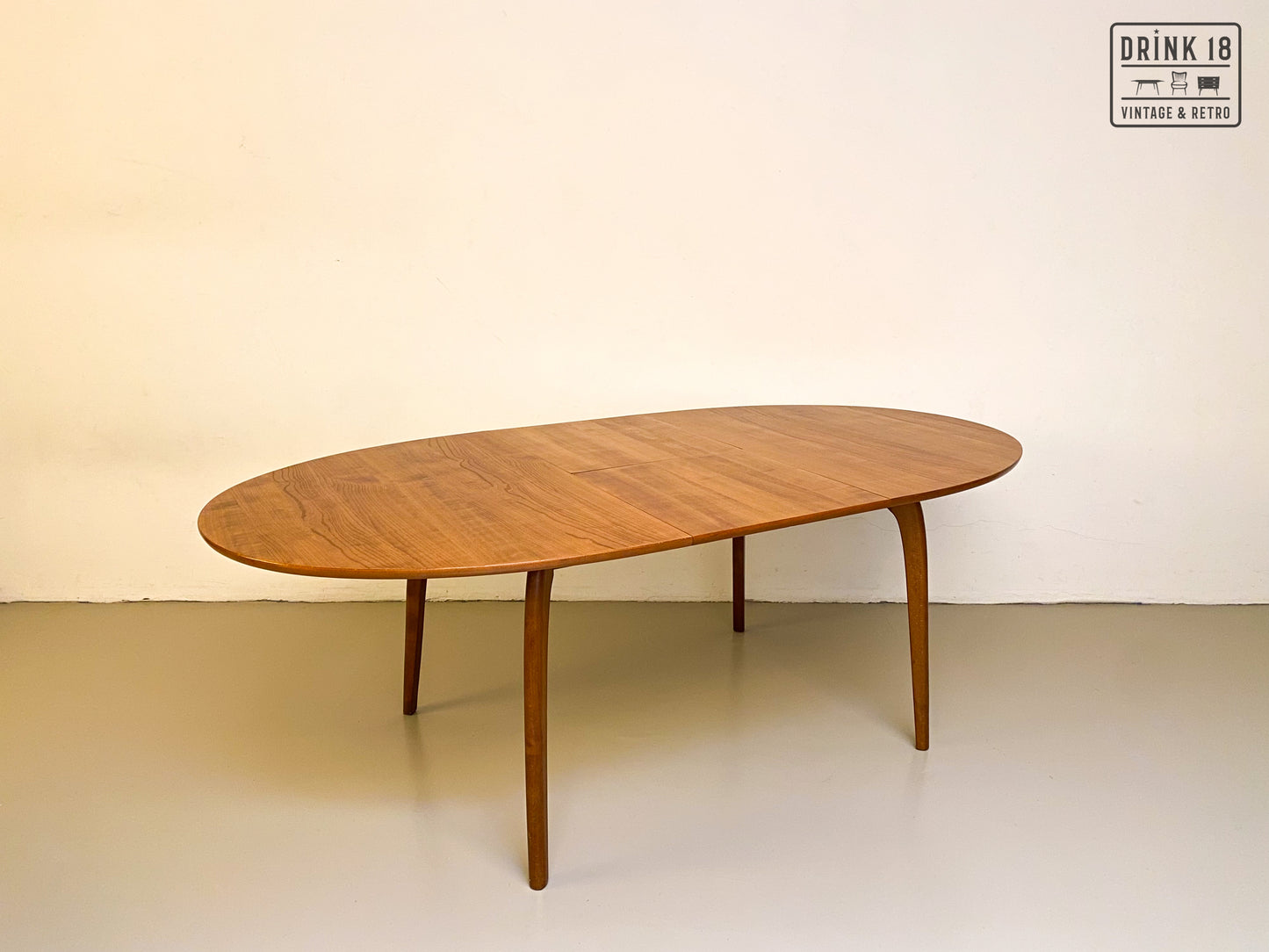 Vintage - Verlengbare ovale eettafel XL