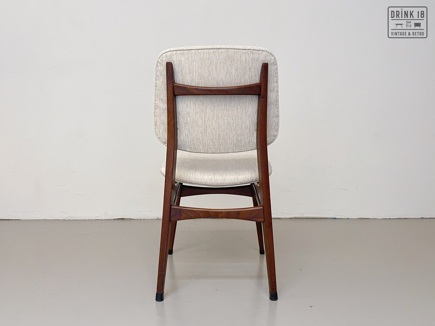 Zes vintage eetkamerstoelen - Louis van Teeffelen